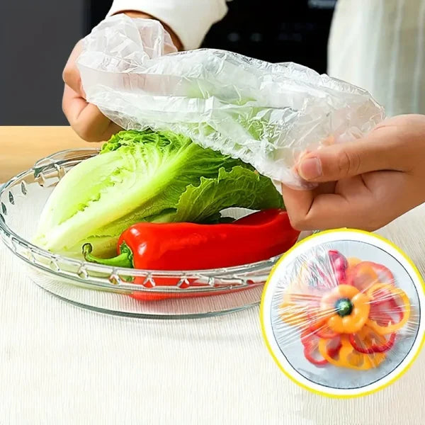 Stackable Kitchen Shelf Rack (Buy 2 Get 100 Free Food Storage Bags) – Space Saver Organizer for Cabinets & Fridge