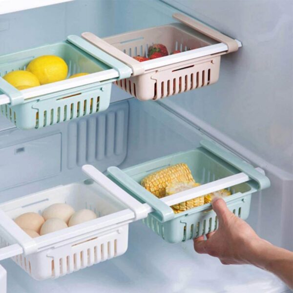 Adjustable Fridge Organizer Drawers (Pack of 2)