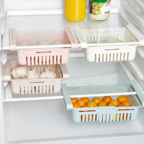 Adjustable Fridge Organizer Drawers (Pack of 2)